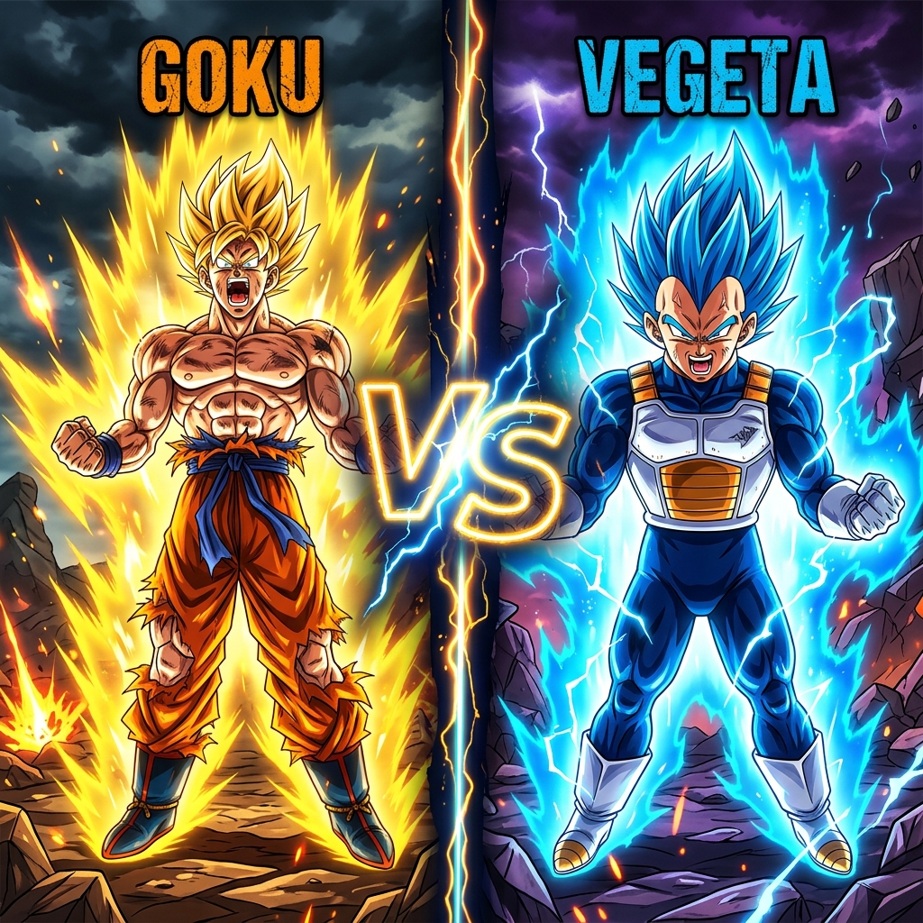 Goku vs Vegeta - Ultimate Rivalry